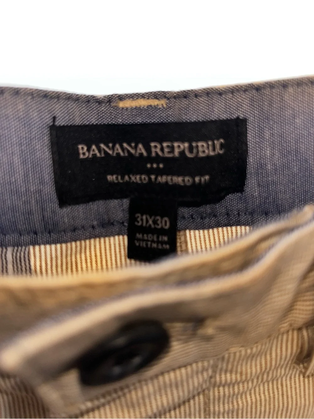 Banana Republic Men's Tan Chino Pants